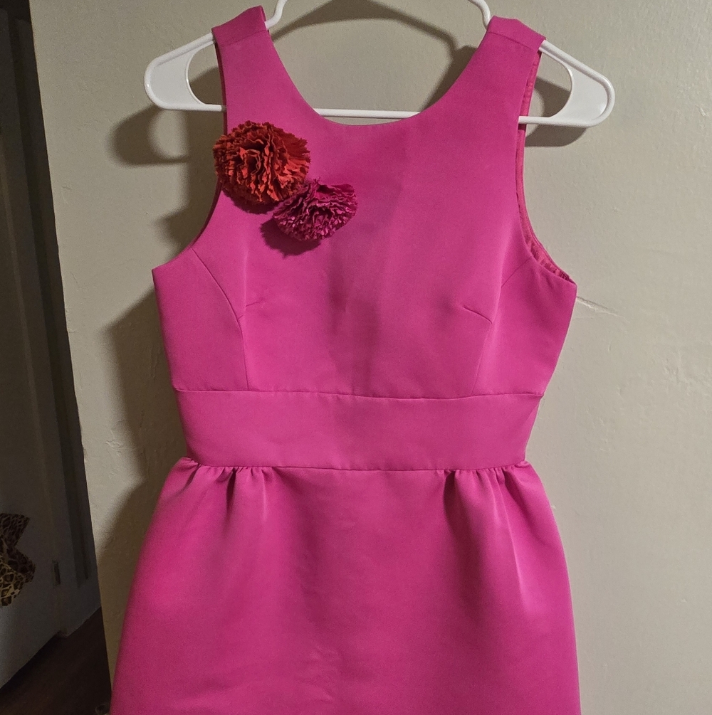 Kate Spade Pink Dress with Floral Details